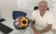 Peter Bindl im Büro